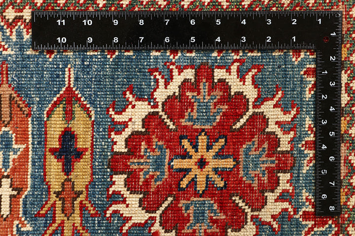Navajo White Kazak 5' 9 x 8' 4 - No. 67496 - ALRUG Rug Store
