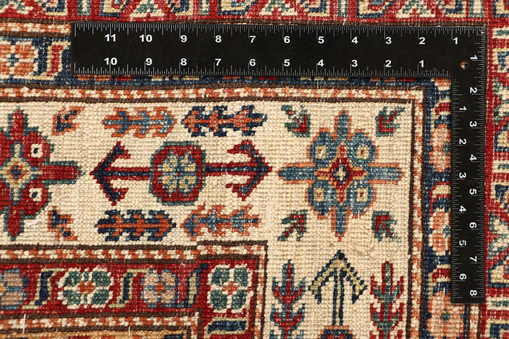 Cadet Blue Kazak 4' 9 x 6' 11 - No. 67498 - ALRUG Rug Store