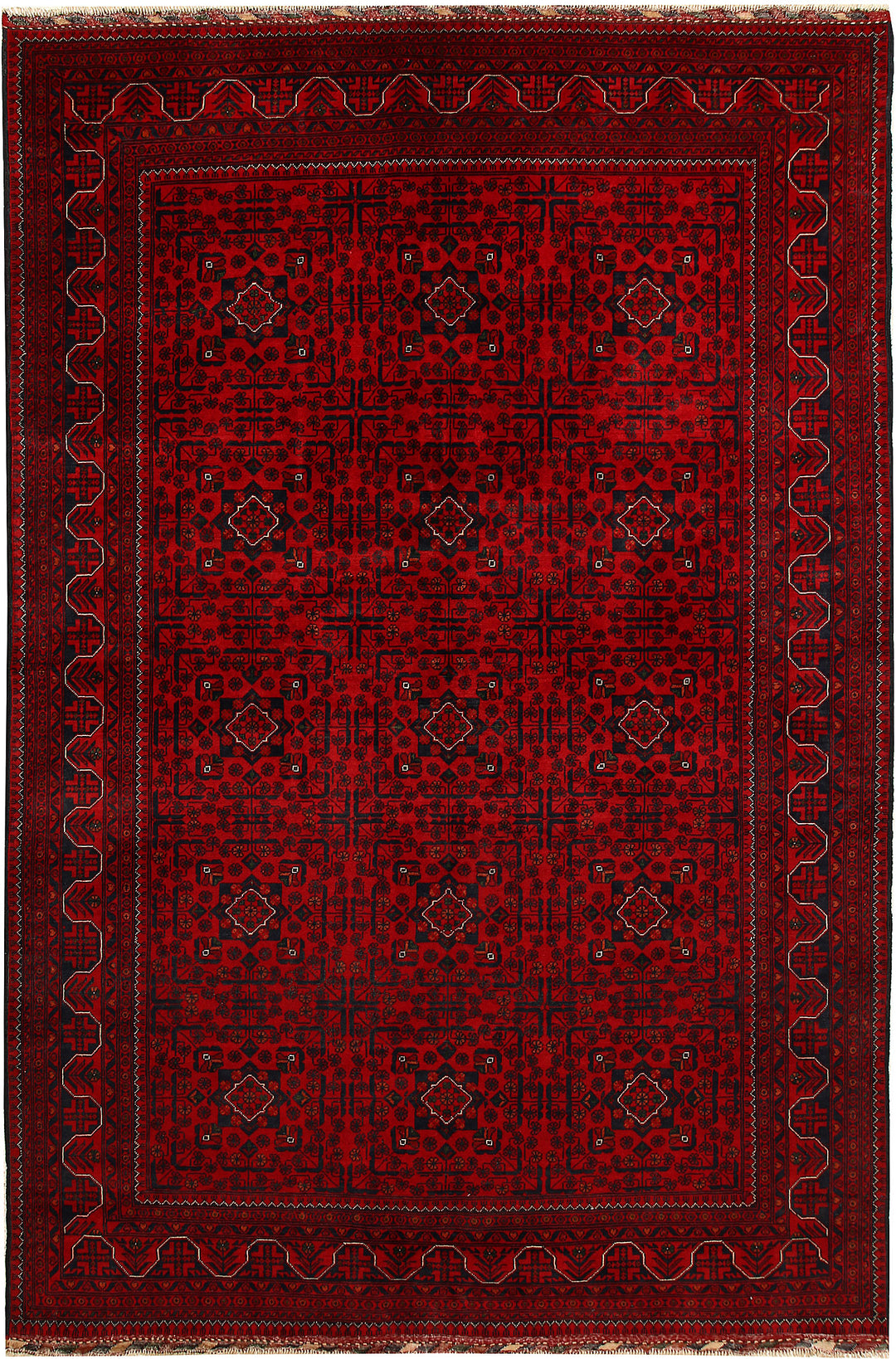 Dark Red Khal Mohammadi 6' 5 x 9' 9 - No. 67499 - ALRUG Rug Store