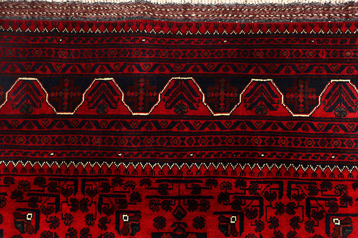 Dark Red Khal Mohammadi 6' 6 x 9' 6 - No. 67500 - ALRUG Rug Store