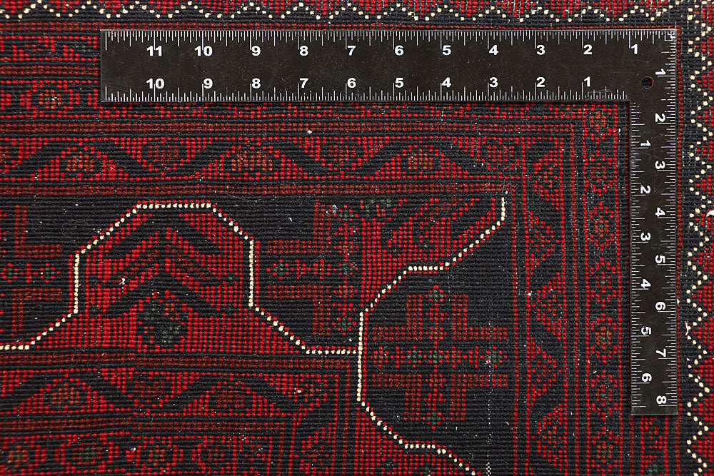 Dark Red Khal Mohammadi 6' 6 x 9' 6 - No. 67500 - ALRUG Rug Store