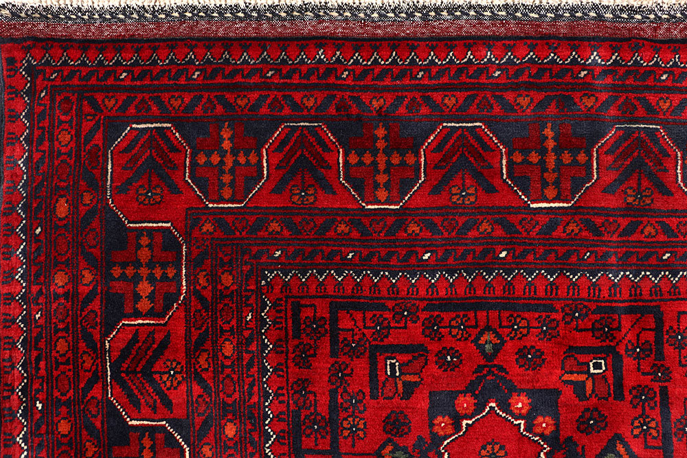 Dark Red Khal Mohammadi 6' 6 x 9' 4 - No. 67501 - ALRUG Rug Store