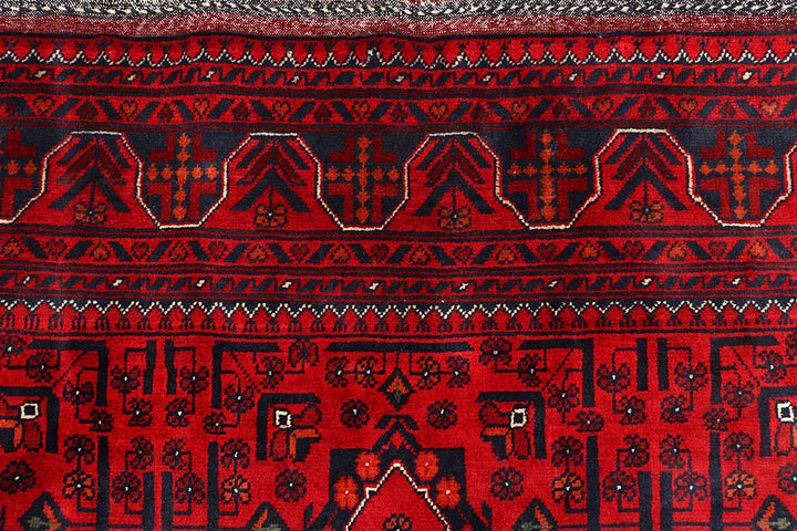 Dark Red Khal Mohammadi 6' 6 x 9' 4 - No. 67501 - ALRUG Rug Store