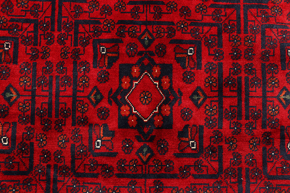 Dark Red Khal Mohammadi 6' 6 x 9' 4 - No. 67501 - ALRUG Rug Store