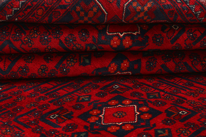 Dark Red Khal Mohammadi 6' 6 x 9' 4 - No. 67501 - ALRUG Rug Store