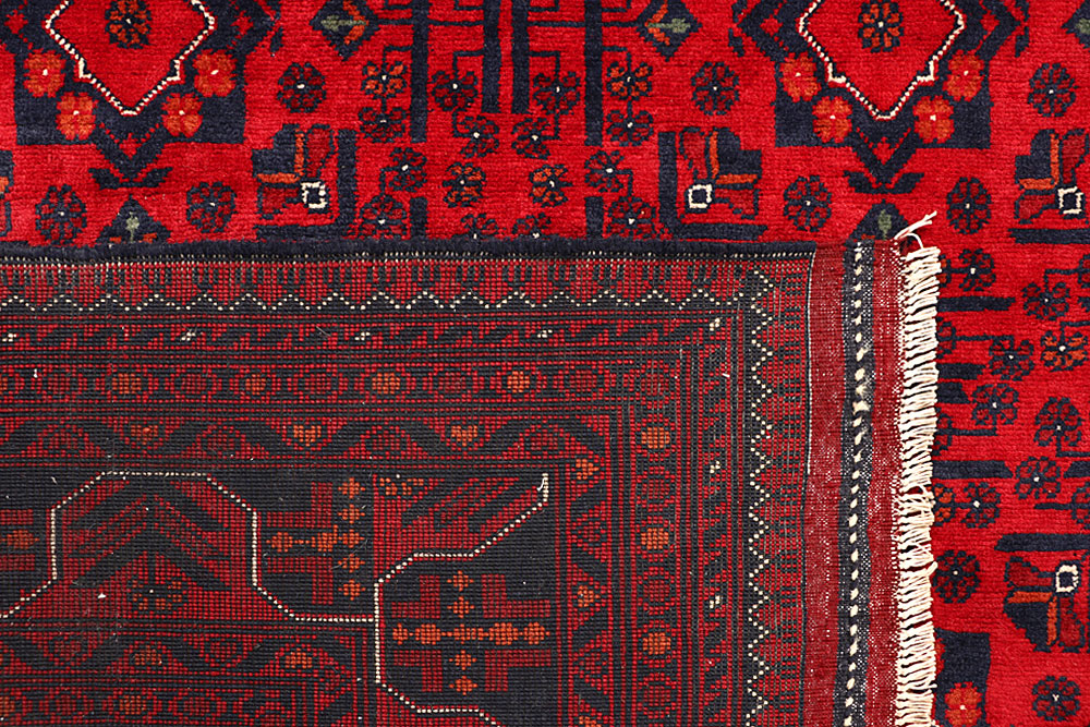 Dark Red Khal Mohammadi 6' 6 x 9' 4 - No. 67501 - ALRUG Rug Store