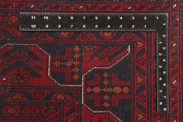 Dark Red Khal Mohammadi 6' 6 x 9' 4 - No. 67501 - ALRUG Rug Store