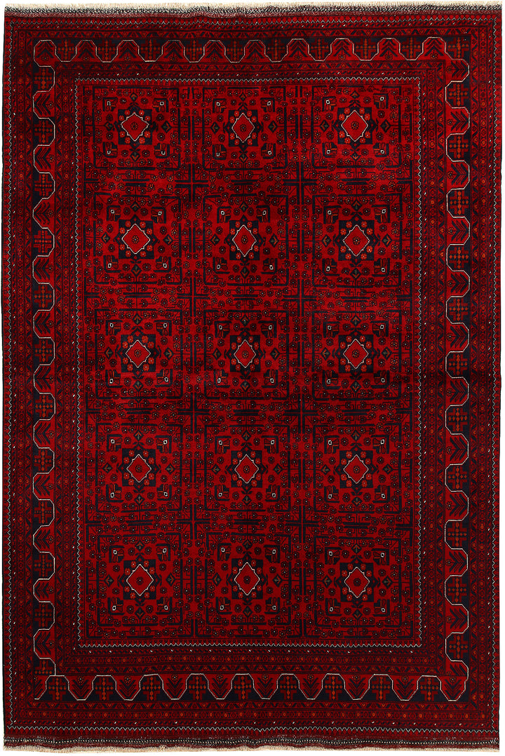 Dark Red Khal Mohammadi 6' 6 x 9' 4 - No. 67501 - ALRUG Rug Store