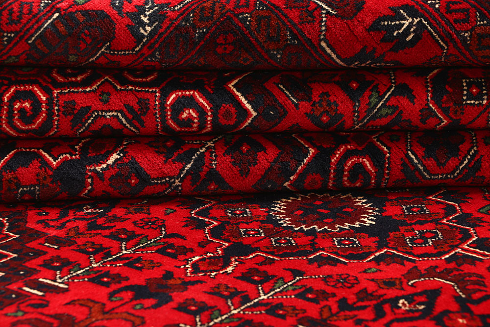 Dark Red Khal Mohammadi 6' 5 x 9' 10 - No. 67502 - ALRUG Rug Store
