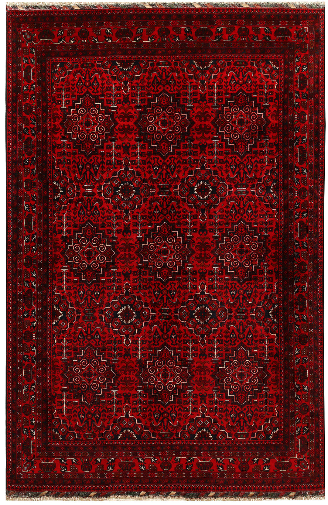 Dark Red Khal Mohammadi 6' 5 x 9' 10 - No. 67502 - ALRUG Rug Store