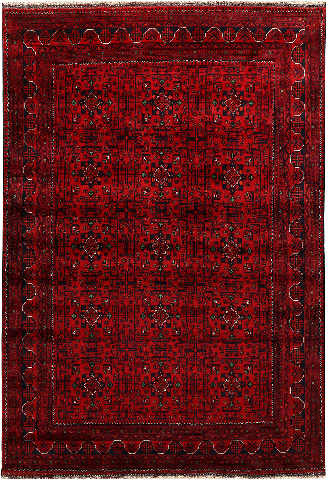 Dark Red Khal Mohammadi 6' 5 x 9' 3 - No. 67505 - ALRUG Rug Store