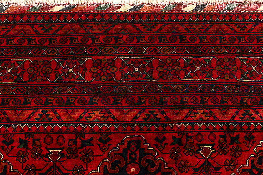Dark Red Khal Mohammadi 6' 7 x 9' 6 - No. 67507 - ALRUG Rug Store