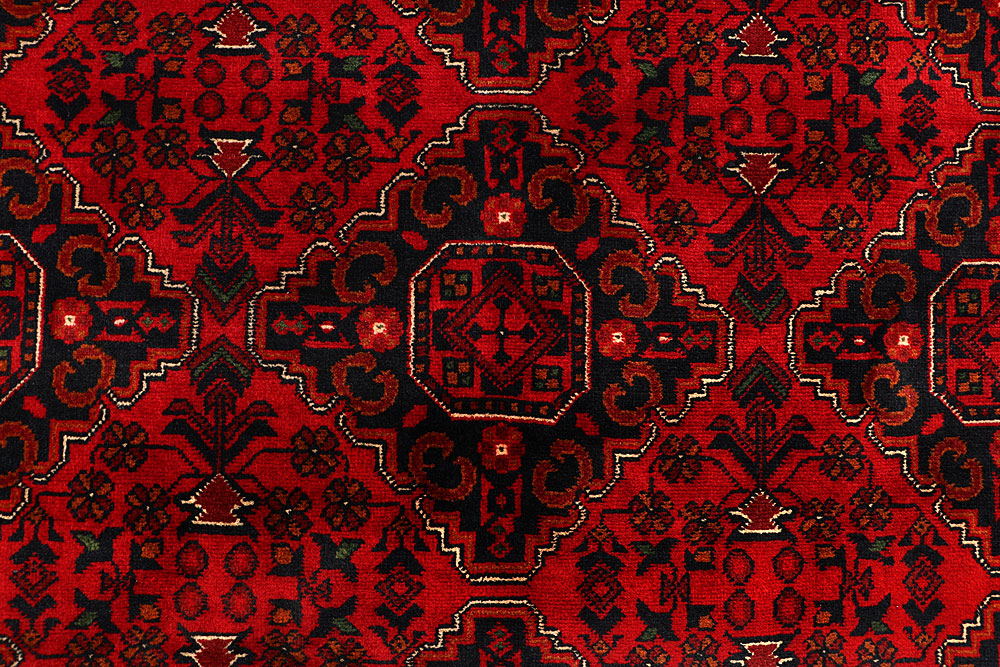 Dark Red Khal Mohammadi 6' 7 x 9' 6 - No. 67507 - ALRUG Rug Store