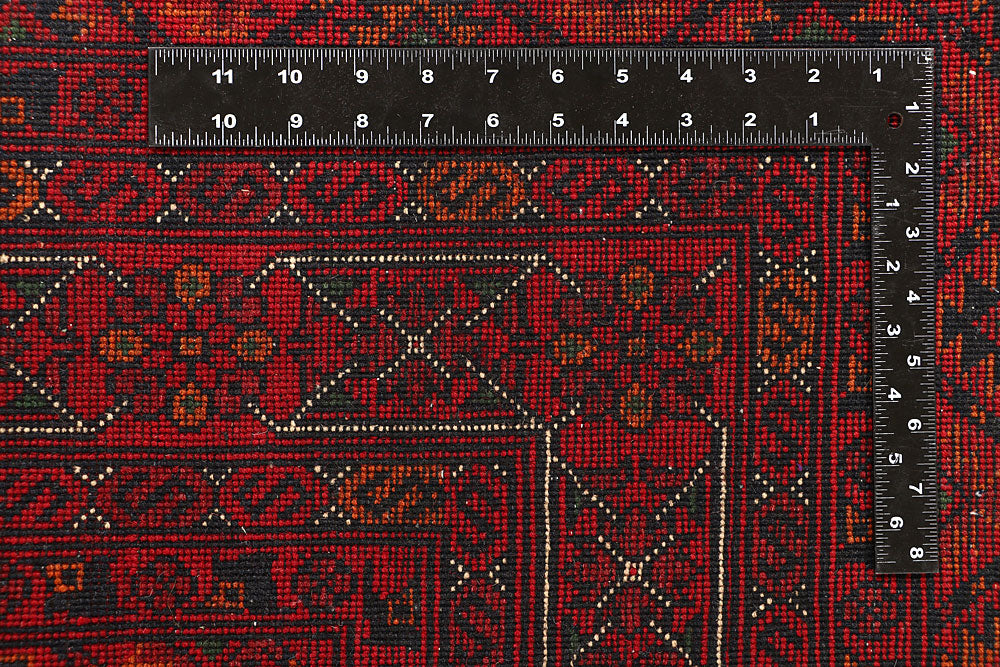 Dark Red Khal Mohammadi 6' 7 x 9' 6 - No. 67507 - ALRUG Rug Store