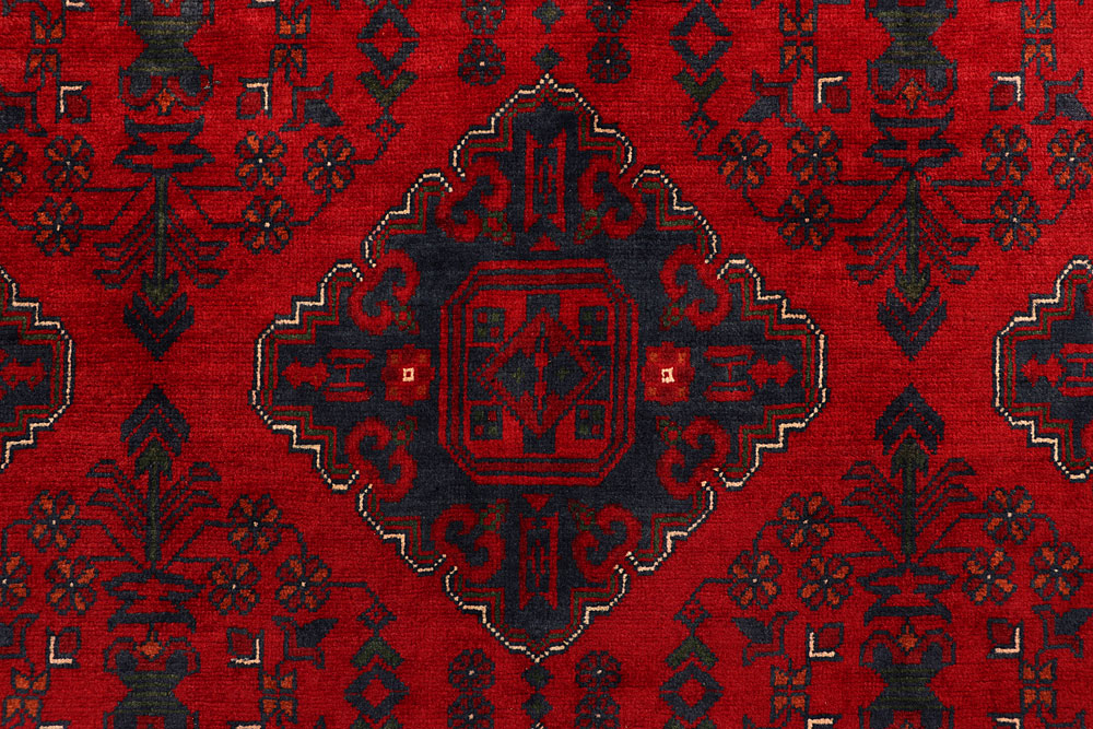 Dark Red Khal Mohammadi 6' 7 x 9' 7 - No. 67509 - ALRUG Rug Store