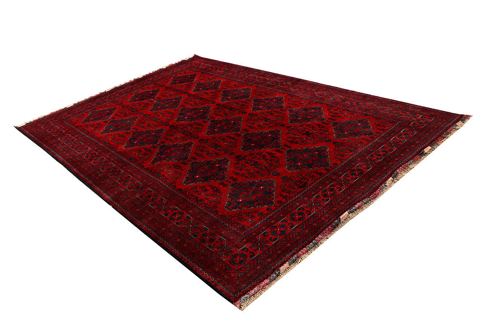 Dark Red Khal Mohammadi 6' 7 x 9' 7 - No. 67509 - ALRUG Rug Store