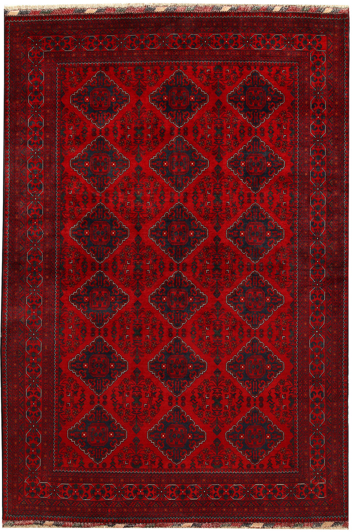 Dark Red Khal Mohammadi 6' 7 x 9' 7 - No. 67509 - ALRUG Rug Store