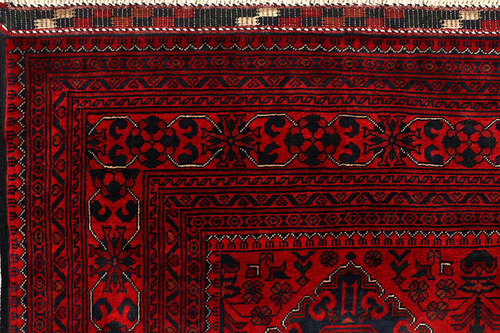 Dark Red Khal Mohammadi 6' 4 x 9' 6 - No. 67510 - ALRUG Rug Store