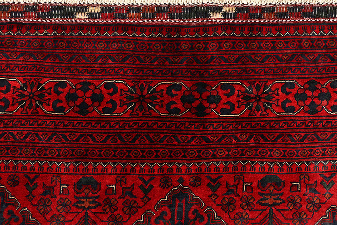 Dark Red Khal Mohammadi 6'  4" x 9'  6" - No. QA95314