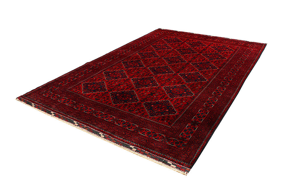 Dark Red Khal Mohammadi 6' 4 x 9' 6 - No. 67510 - ALRUG Rug Store