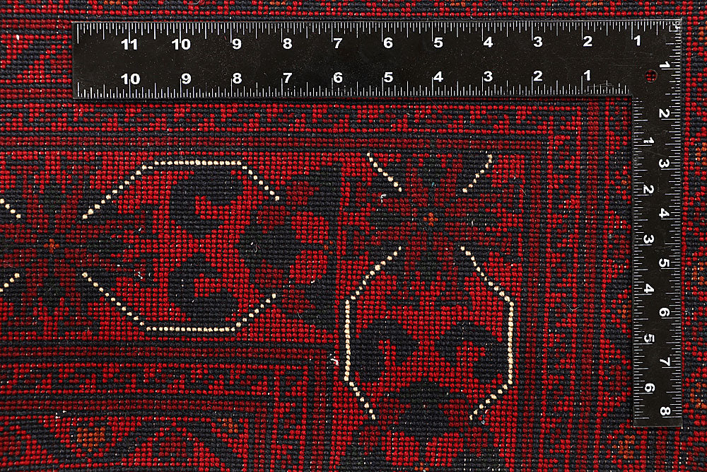 Dark Red Khal Mohammadi 6' 4 x 9' 6 - No. 67510 - ALRUG Rug Store
