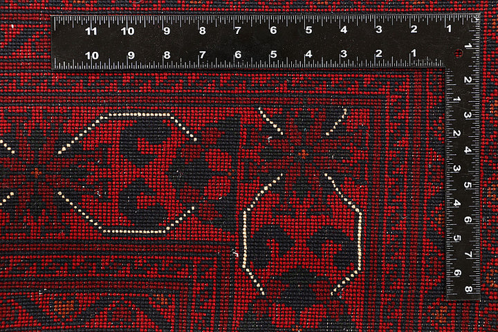 Dark Red Khal Mohammadi 6' 4 x 9' 6 - No. 67510 - ALRUG Rug Store