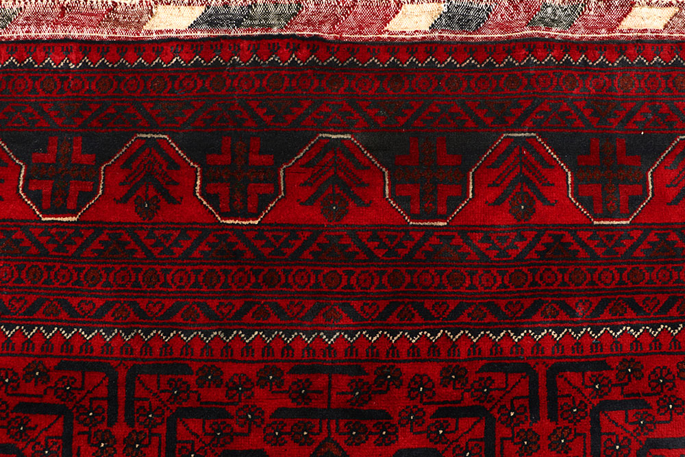 Dark Red Khal Mohammadi 6' 7 x 9' 6 - No. 67511 - ALRUG Rug Store