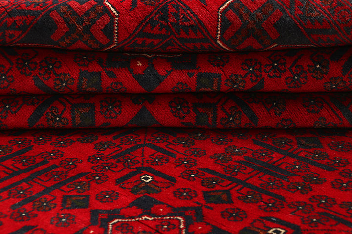 Dark Red Khal Mohammadi 6' 7 x 9' 6 - No. 67511 - ALRUG Rug Store