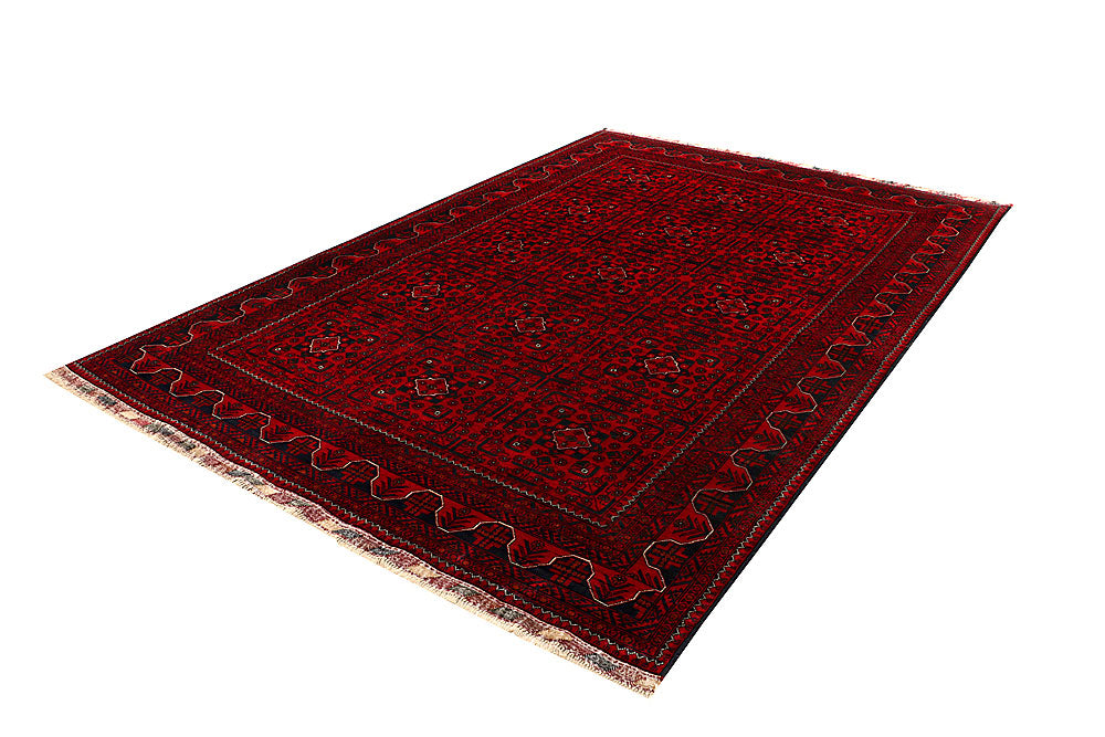 Dark Red Khal Mohammadi 6' 7 x 9' 6 - No. 67511 - ALRUG Rug Store