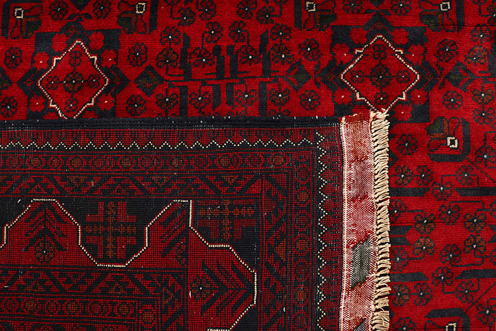 Dark Red Khal Mohammadi 6' 7 x 9' 6 - No. 67511 - ALRUG Rug Store
