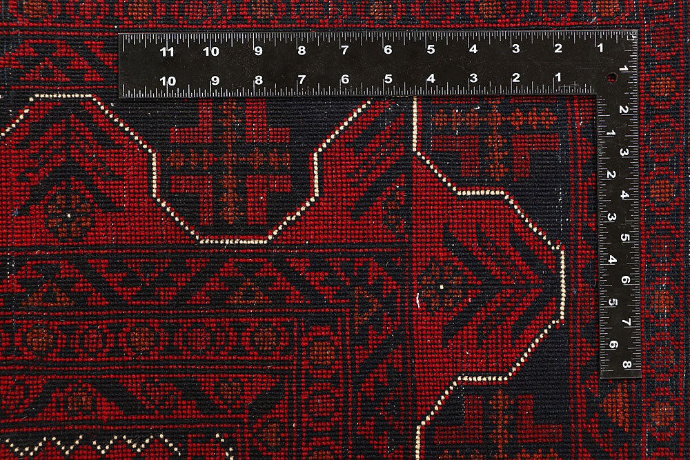 Dark Red Khal Mohammadi 6' 7 x 9' 6 - No. 67511 - ALRUG Rug Store