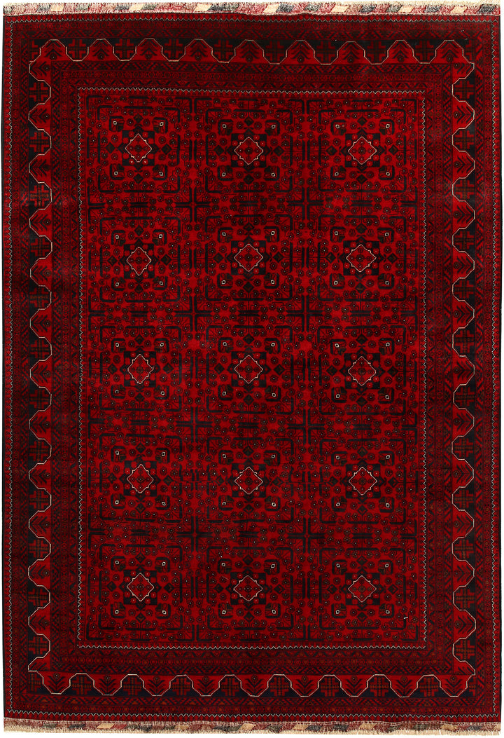 Dark Red Khal Mohammadi 6' 7 x 9' 6 - No. 67511 - ALRUG Rug Store