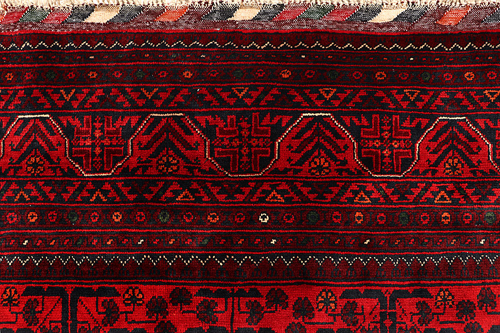 Dark Red Khal Mohammadi 6' 6 x 9' 8 - No. 67513 - ALRUG Rug Store