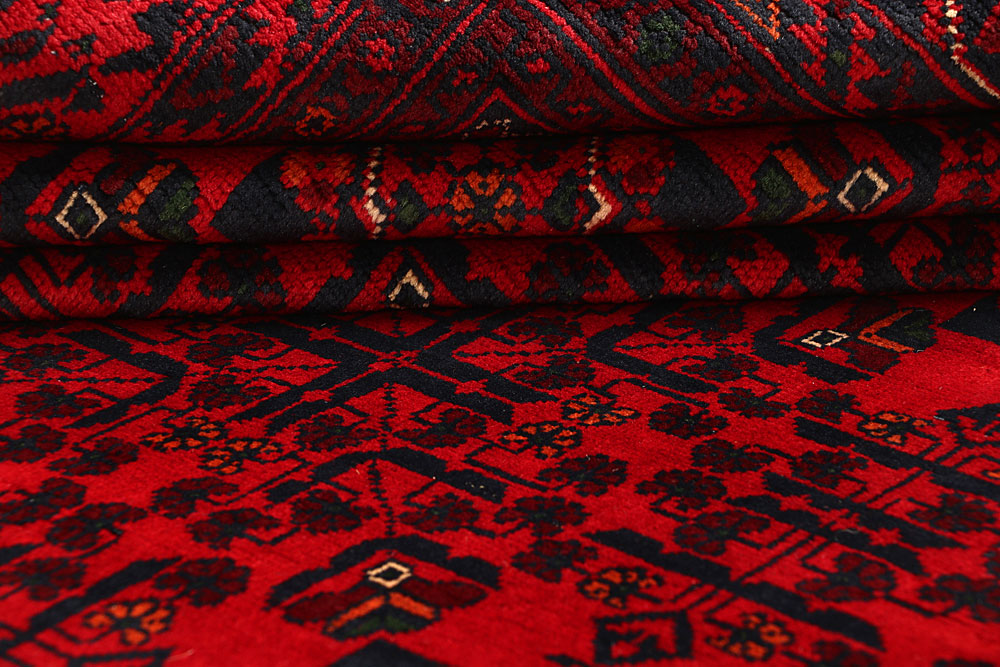 Dark Red Khal Mohammadi 6' 6 x 9' 8 - No. 67513 - ALRUG Rug Store