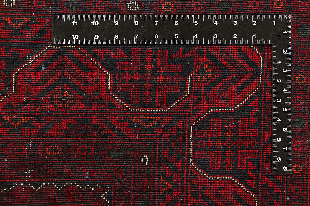 Dark Red Khal Mohammadi 6' 6 x 9' 8 - No. 67513 - ALRUG Rug Store