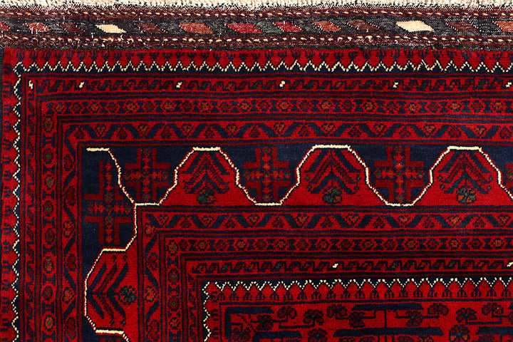 Dark Red Khal Mohammadi 6' 7 x 9' 5 - No. 67514 - ALRUG Rug Store