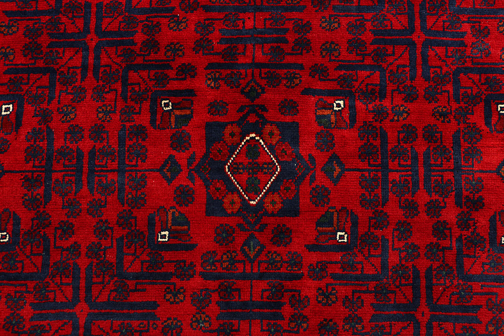 Dark Red Khal Mohammadi 6' 7 x 9' 5 - No. 67514 - ALRUG Rug Store
