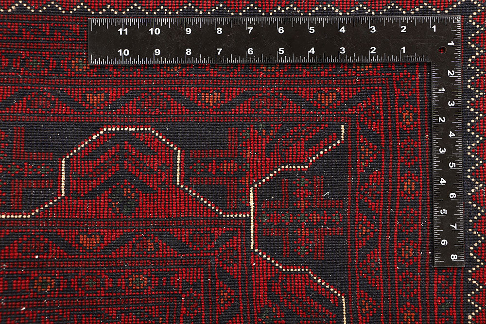 Dark Red Khal Mohammadi 6' 7 x 9' 5 - No. 67514 - ALRUG Rug Store