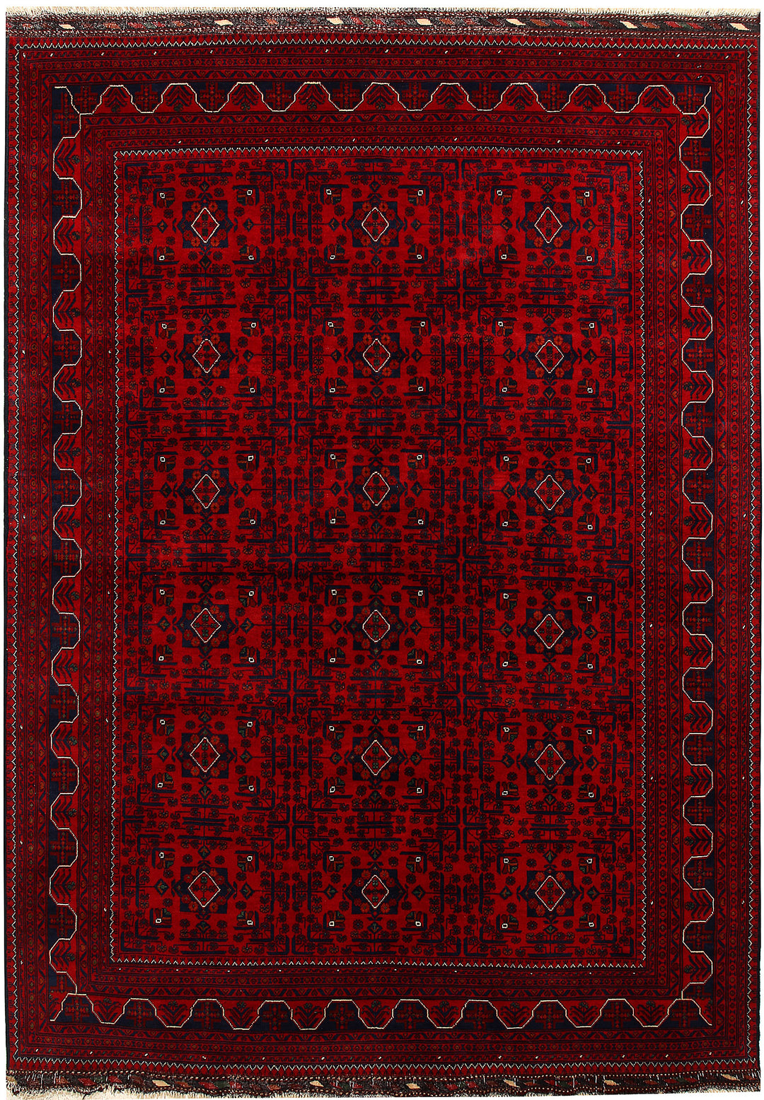 Dark Red Khal Mohammadi 6' 7 x 9' 5 - No. 67514 - ALRUG Rug Store