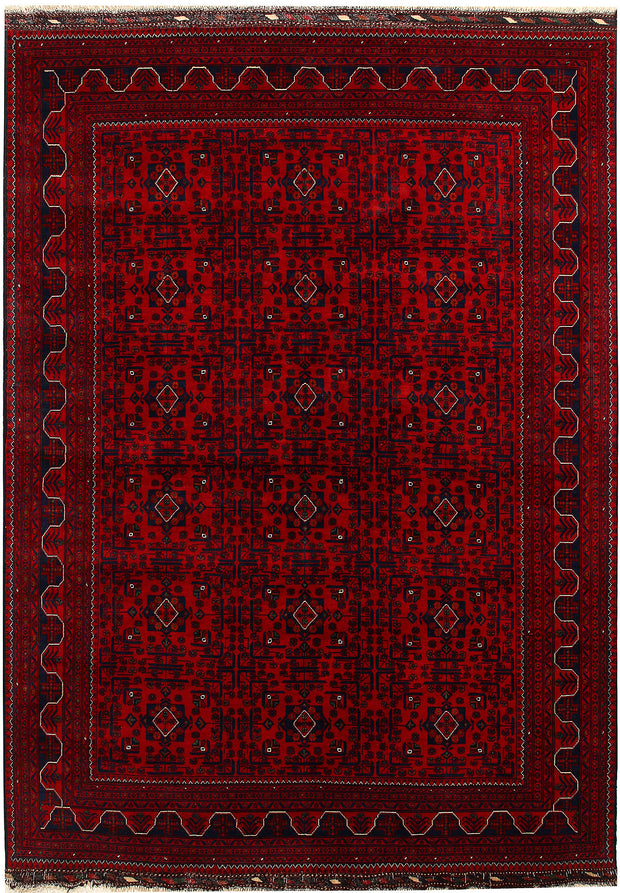 Dark Red Khal Mohammadi 6' 7 x 9' 5 - No. 67514 - ALRUG Rug Store