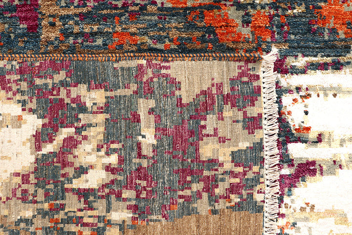 Multi Colored Abstract 6' x 9' - No. 67515 - ALRUG Rug Store