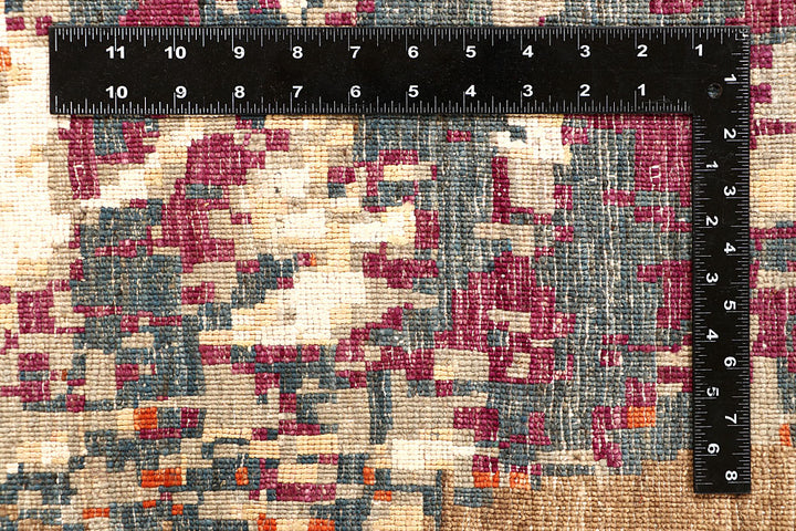 Multi Colored Abstract 6' x 9' - No. 67515 - ALRUG Rug Store