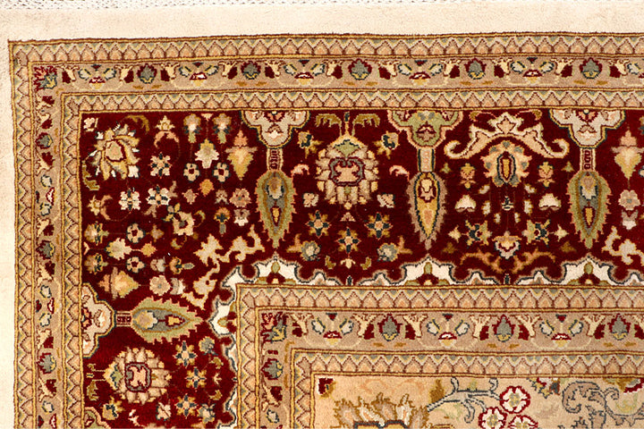 Ivory Isfahan 9' x 12' 4 - No. 67516 - ALRUG Rug Store