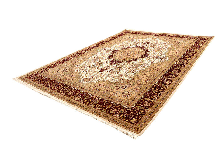 Ivory Isfahan 9' x 12' 4 - No. 67516 - ALRUG Rug Store
