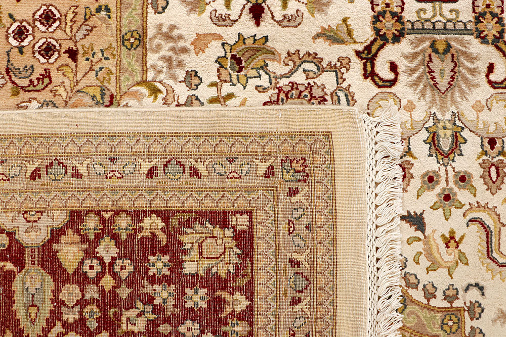 Ivory Isfahan 9' x 12' 4 - No. 67516 - ALRUG Rug Store
