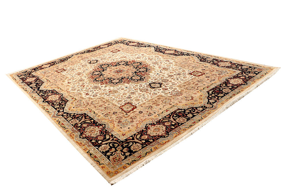 Ivory Isfahan 8' 11 x 12' 4 - No. 67517 - ALRUG Rug Store