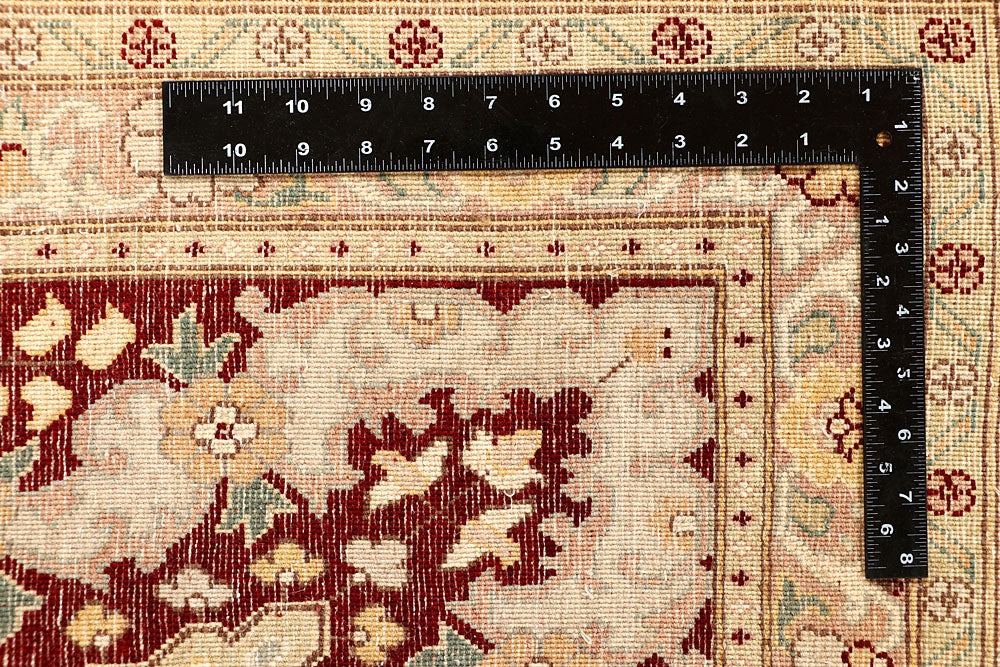 Blanched Almond Isfahan 8' 10 x 12' 4 - No. 67518 - ALRUG Rug Store