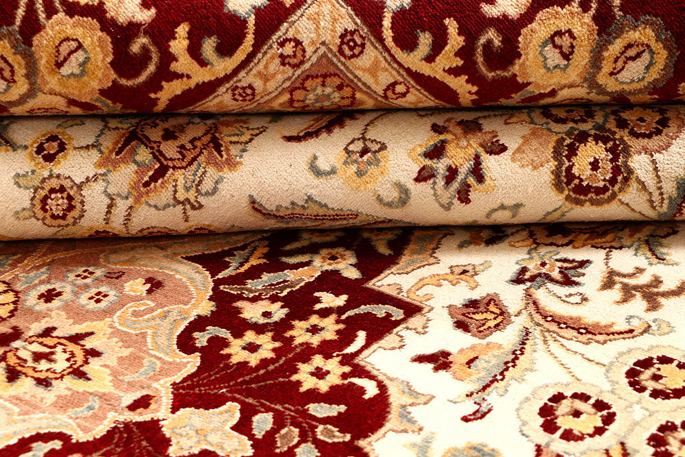 Ivory Isfahan 9' x 12' 1 - No. 67519 - ALRUG Rug Store