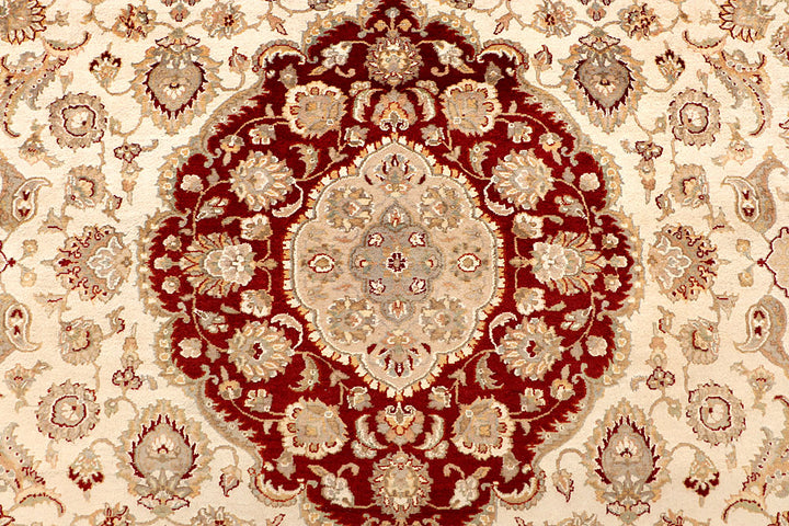 Blanched Almond Kirman 9' x 12' 2 - No. 67522 - ALRUG Rug Store