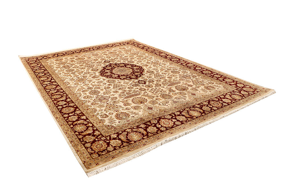 Blanched Almond Kirman 9' x 12' 2 - No. 67522 - ALRUG Rug Store